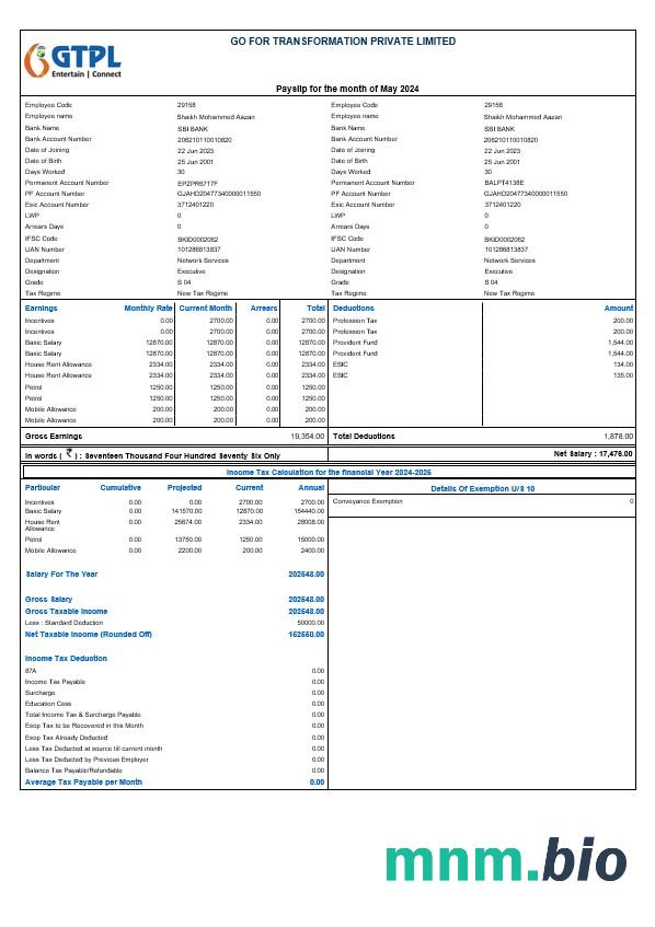 Przejdź do szablonu odcinka wypłaty transformacji w formatach Word i PDF